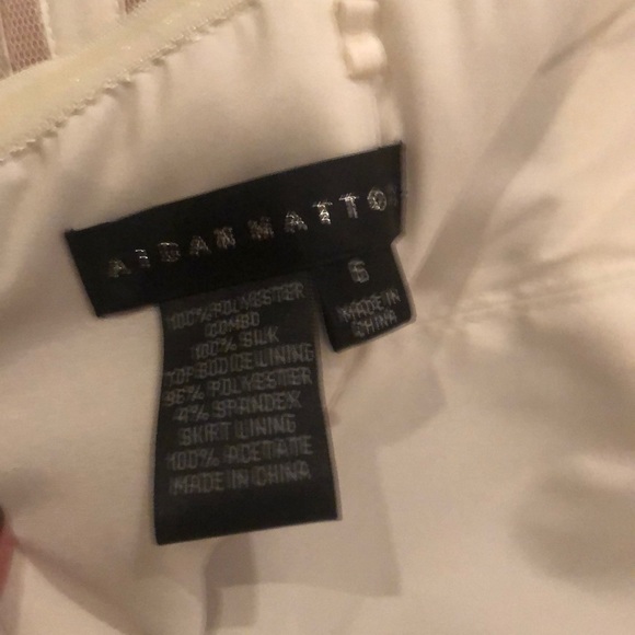 Aidan Mattox Short Satin and Tulle Dress NWT - Picture 5 of 5